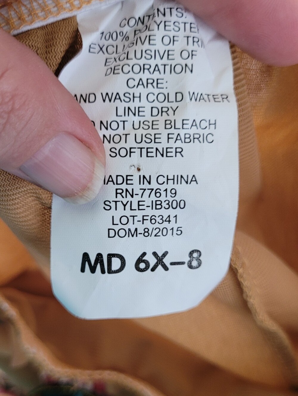 Native American Warrior Boys Costume Size 6x-8 - Picture 2 of 6
